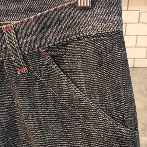 Tommy Jeans Mens 31 X 32 Blue Denim Baggy High Waist Streetwear Skater Western - Picture 4 of 13